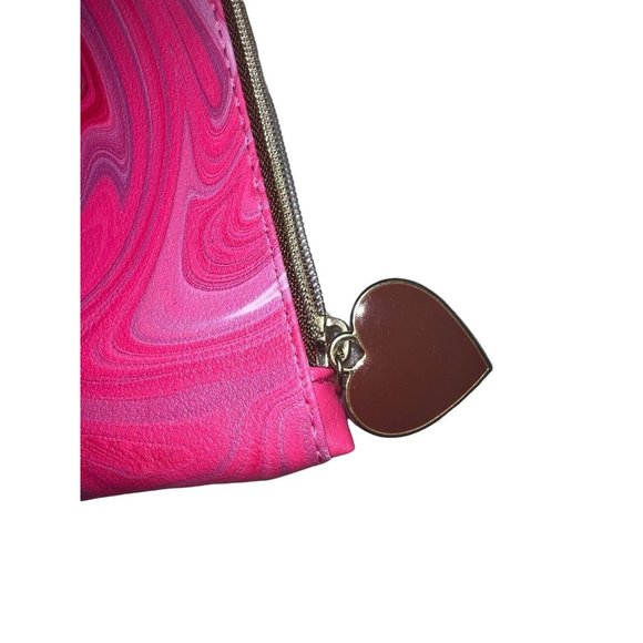 NWOT Pink Marbled Ipsy Cosmetic Bag - Picture 3 of 5